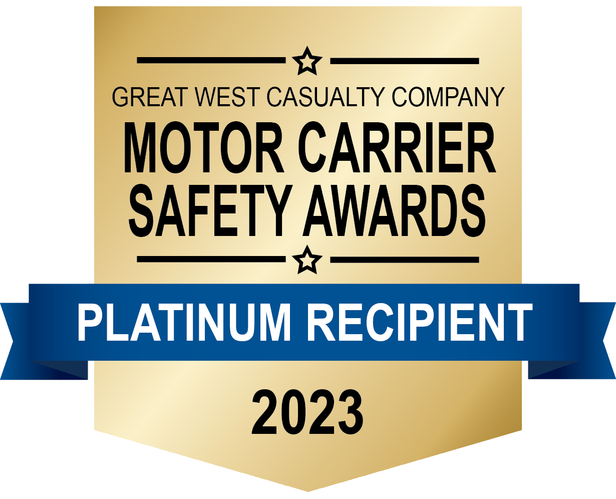 National Safety Awards Platinum Recipient 2023